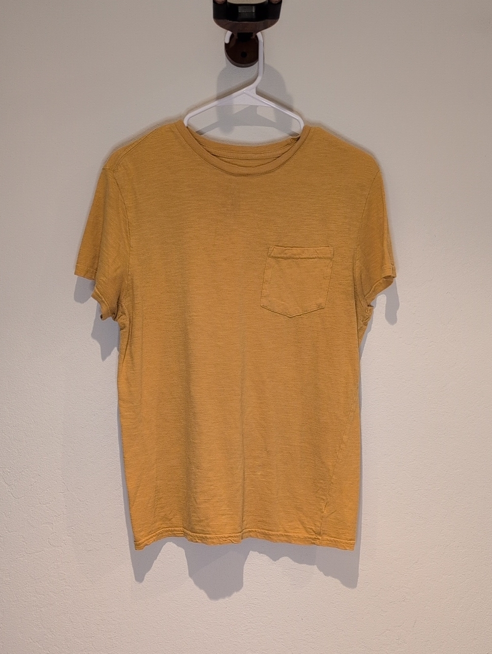 Goodfellow & Co Mustard Short-Sleeve Pocket Tee